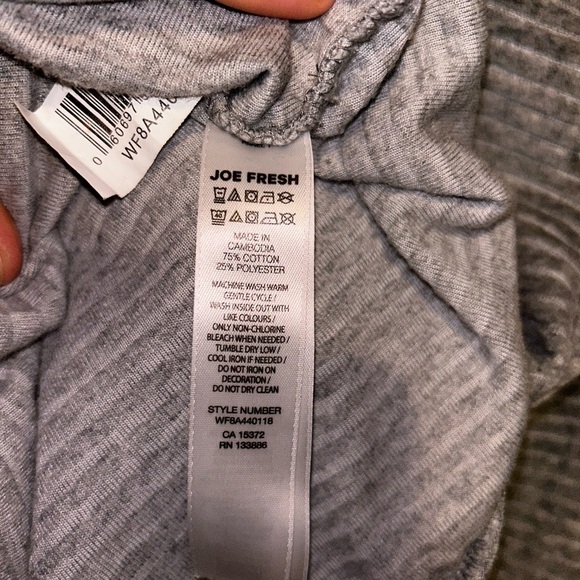 Joe Fresh Active - Grey cowl neck pullover sweater - Picture 4 of 4